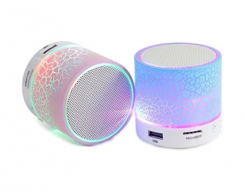 PARLANTE MINI CON LUZ LED