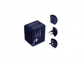 ADAPTADOR UNIVERSAL PARA VIAJE CON CARGADOR