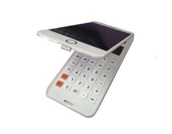 CALCULADORA BASICA SOLAR ESTILO IPHONE CIENTIFICA