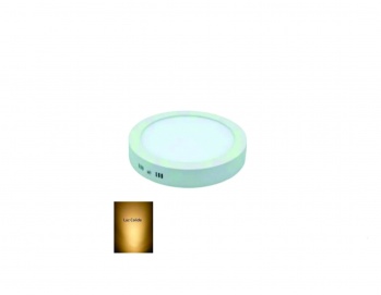 LUZ PANEL LED CIRCULAR 24W LUZ CALIDA