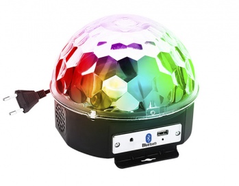 BOLA DE LUCES LED CON PARLANTE