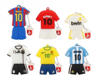 PENDRIVE 8 GB CAMISETAS DE FTBOL