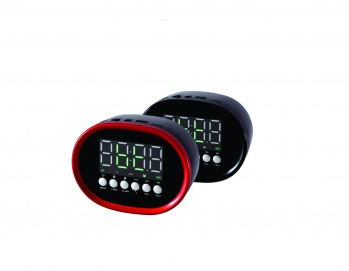 RADIO RELOJ DESPERTADOR BLUETOOTH PORTATIL AM/FM