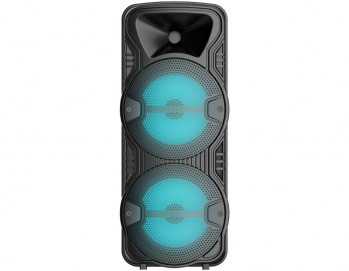 PARLANTE PORTTIL 2 X 8" LEDSTAR 18W BLUETOOTH