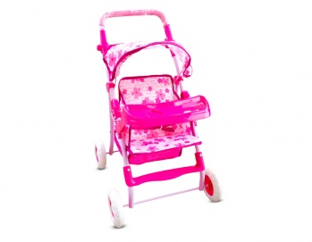 CARRO PARA BEBE JUGUETE CON BANDEJA